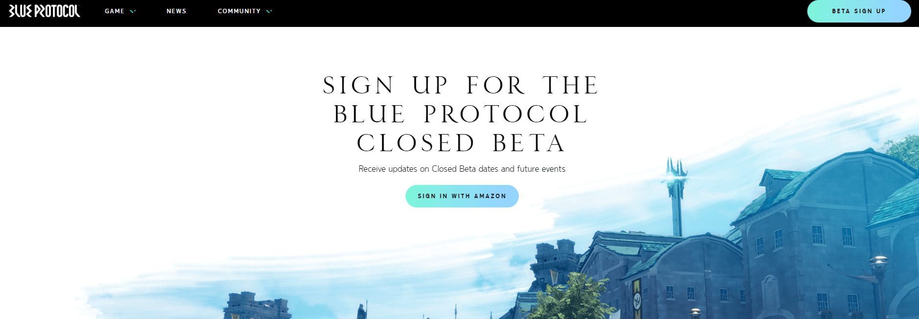 Blue Protocol – Beta Sign Up